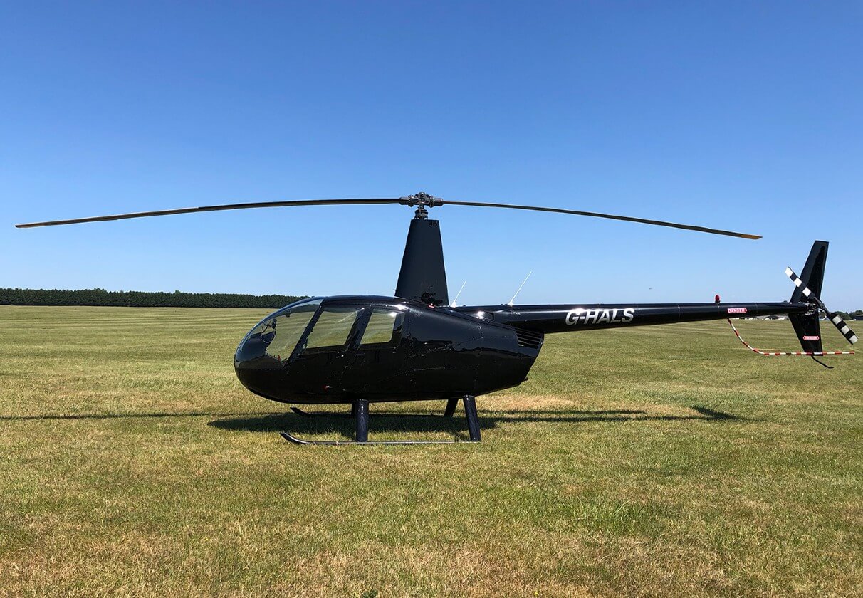 25 Mile private R44 helicopter flight over the Falkirk Wheel and Kelpies