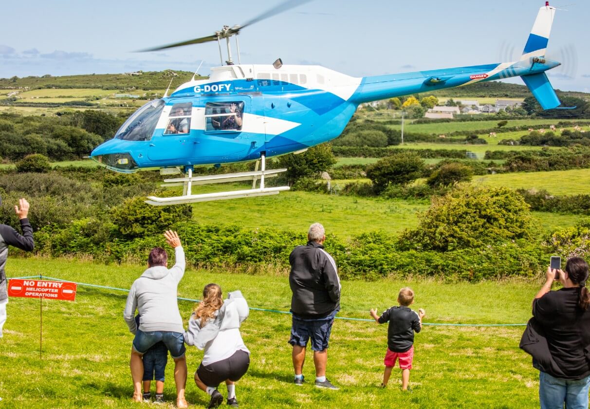Cambridge helicopter flights from Bottisham Airfield Museum