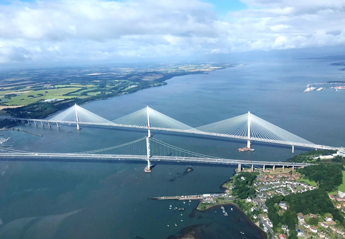 Extended City of Edinburgh Helicopter Tour from Conifox Adventure Park